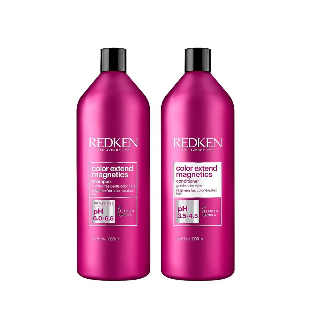 REDKEN COLOR MAGNETICS SHAMPOO AND CONDITIONER SET 33.8OZ EACH